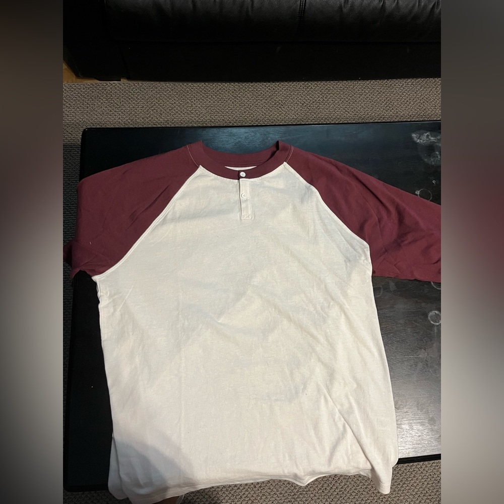 Mens Pacsun half button up shirt